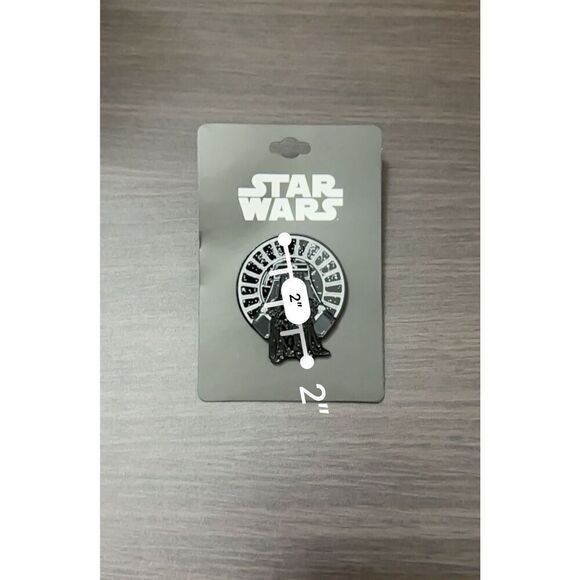 Star Wars Emperor Palpatine Spinning Enamel Pin - Picture 3 of 5